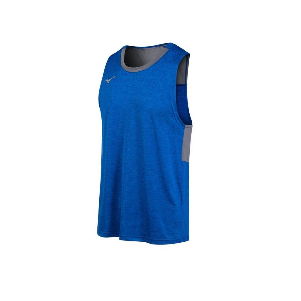 Panske Tank Top Mizuno Alpha Kráľovská Modrá Vypredaj WTOB61835